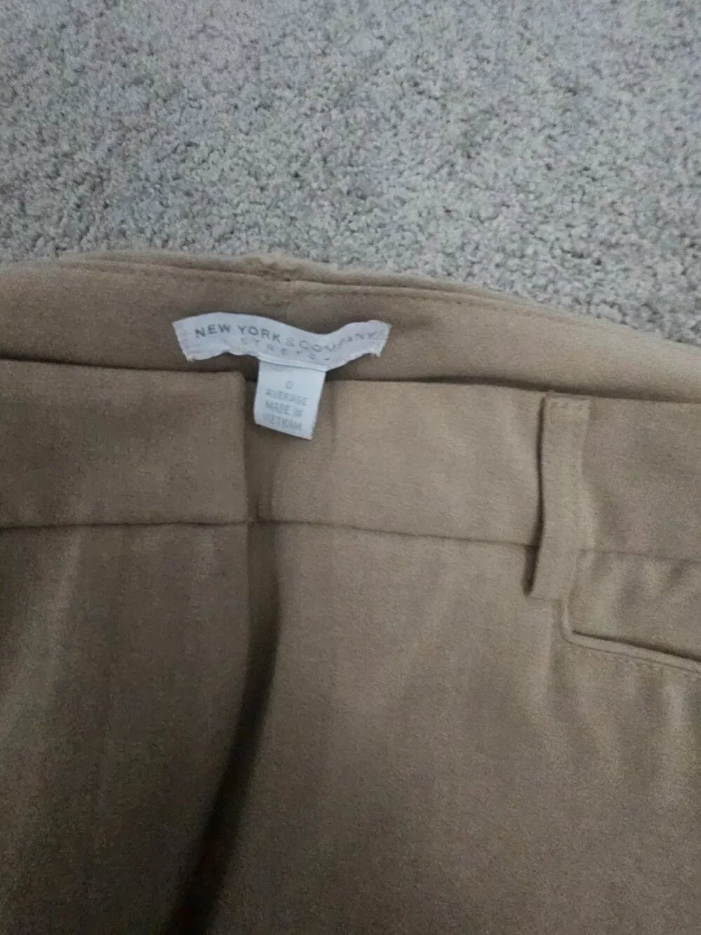 NY&C Tan Pant Suit - Size 0/2